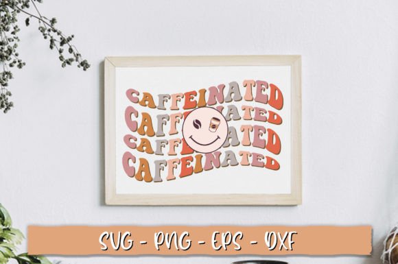 Caffeinated SVG, Funny Coffee Retro SVG Review