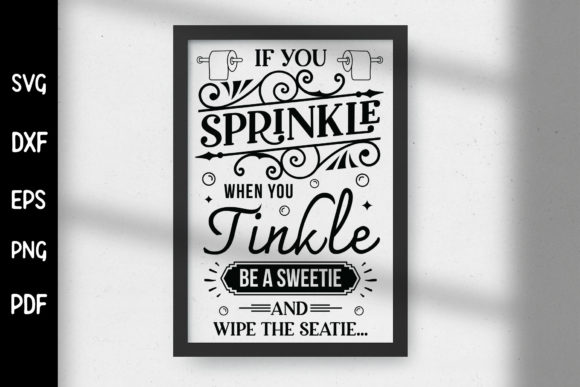 Funny Bathroom SVG Sign: A Designer Review