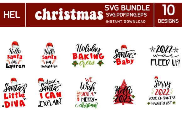 Funny Christmas SVG Bundle 2023 Review for Real Embroidery Projects