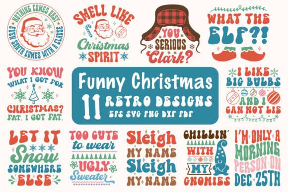 Funny Christmas Svg Cut File Bundle Review