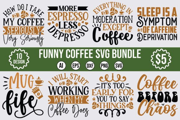 Funny Coffee SVG Design Bundle: A Designer Review