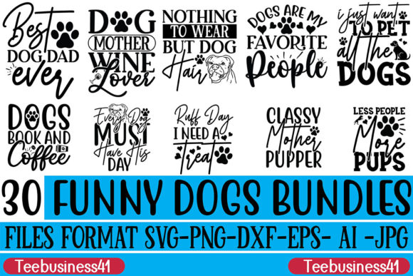 Funny Dogs Svg Design Bundle Review