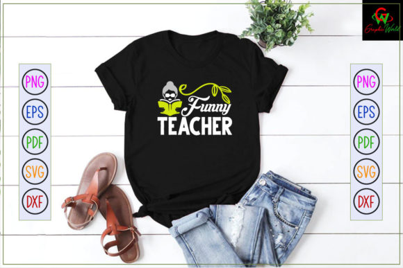 Funny Teacher SVG T-shirt Design Review