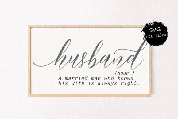 Husband Definition Svg, Funny Definition Review