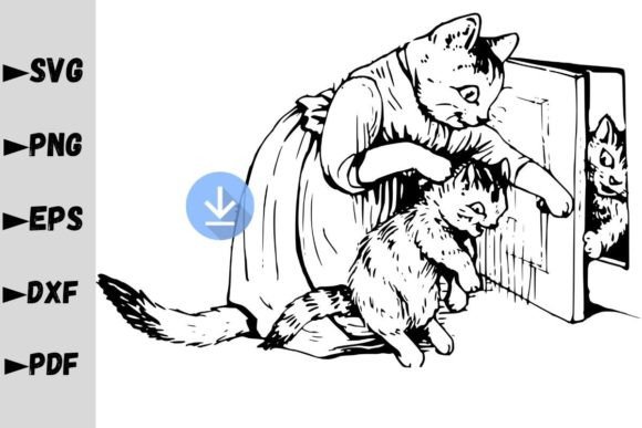 Mama Cat and Funny Kittens SVG Review