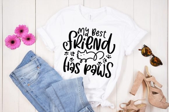 My Best Friend Has Paws Funny Cat SVG Review