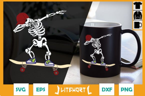 Skeleton Funny Skateboarding SVG Review